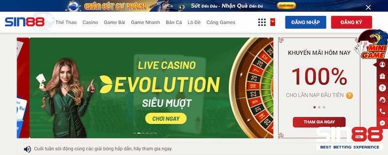 SIN88 - Thương Hiệu Nhà Cái Trực Tuyến Uy Tín Số 1 Việt Nam